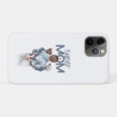 Persoonlijke Super Moeder met Zoon en Dochter Cade Case-Mate iPhone Case (Achterkant (horizontaal))