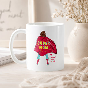 Persoonlijke Super Moeder Mok Aangepaste Kindere