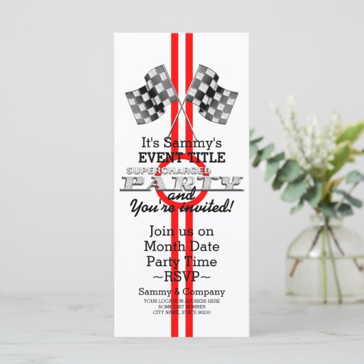 Persoonlijke superbelaste prestatiepartij (Staand voorkant)