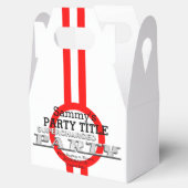 Persoonlijke superbelaste prestatiepartij bedankdoosjes (Geopend)