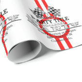 Persoonlijke superbelaste prestatiepartij cadeaupapier (Rol Hoek)