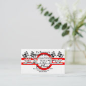 Persoonlijke superbelaste prestatiepartij informatiekaartje (Staand voorkant)