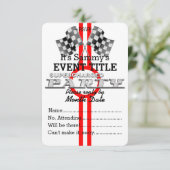 Persoonlijke superbelaste prestatiepartij kaart (Staand voorkant)