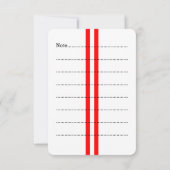 Persoonlijke superbelaste prestatiepartij kaart (Achterkant)