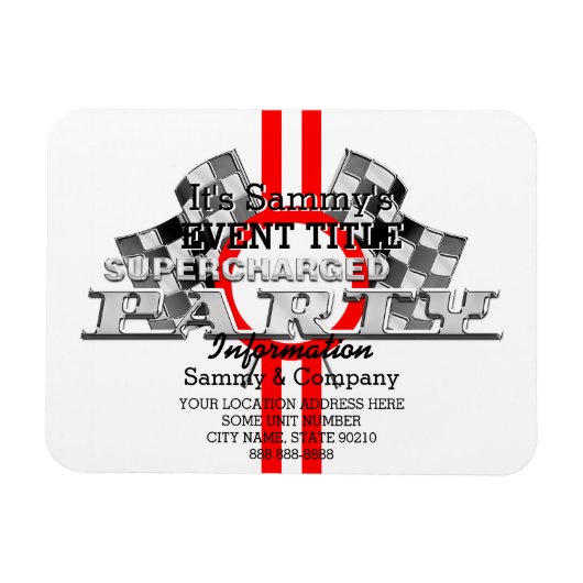 Persoonlijke superbelaste prestatiepartij magneet (Horizontaal)