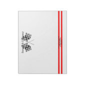 Persoonlijke superbelaste prestatiepartij notitieblok (Linkerzijde)