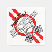 Persoonlijke superbelaste prestatiepartij servet (Voorkant)