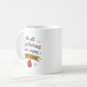 Persoonlijke Superhelden Leraar Koffiemok (Voorkant links)