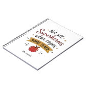 Persoonlijke Superhelden Leraar Notitieboek (Linkerzijde)