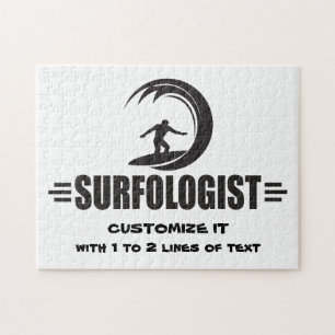 Persoonlijke surfer legpuzzel