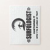 Persoonlijke surfer legpuzzel (Verticaal)