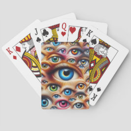 Persoonlijke Surrealistische Ogen Speelkaarten