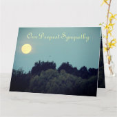 Persoonlijke sympathie kaart (Gele Bloem)