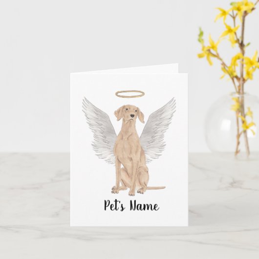 Persoonlijke sympathie Memorial Kaart (Gele Bloem)