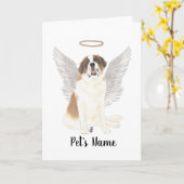 Persoonlijke sympathie voor Sint-Bernard Memorial Kaart (Gele Bloem)