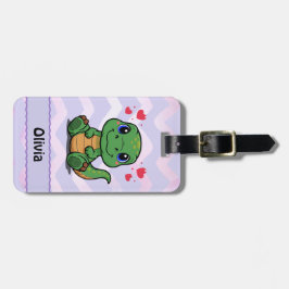 Persoonlijke T-Rex Dinosaur Bag Tag Bagagelabel