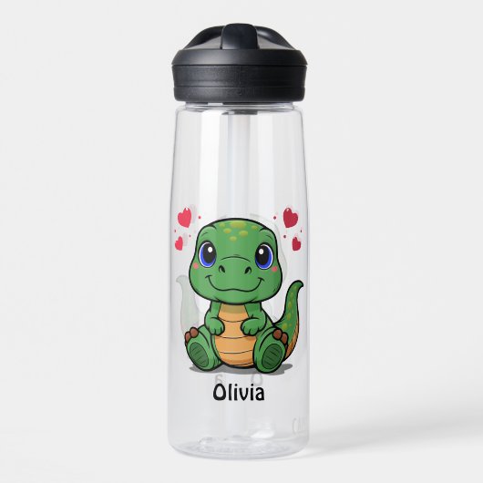 Persoonlijke T-Rex Dinosaur CamelBak Waterfles (Voorkant)