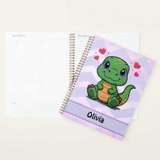 Persoonlijke T-Rex Dinosaurus Planner (Display)