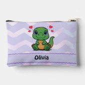 Persoonlijke T-Rex Dinosaurus Potloodetui Etui (Achterkant)