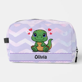 Persoonlijke T-Rex Dinosaurus Schooltas Toilettasje