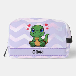 Persoonlijke T-Rex Dinosaurus Schooltas Toilettasje