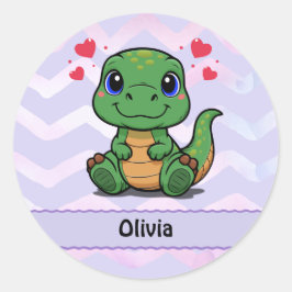 Persoonlijke T-Rex Dinosaurus Stickers