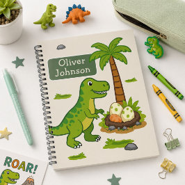 Persoonlijke T-Rex Lieve Dinosaurusschool Notitieboek