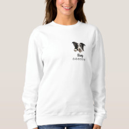 Persoonlijke T-shirt met Border Collie-hond