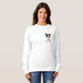 Persoonlijke T-shirt met Border Collie-hond (Voorkant volledig)
