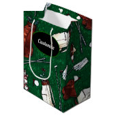 Persoonlijke T-shirt Time Golf Medium Cadeauzakje (Voorkant Gekanteld)