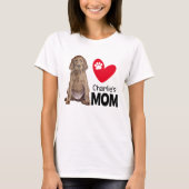 Persoonlijke T-shirt voor Moeders met Ierse Setter (Voorkant)