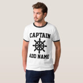 Persoonlijke T-shirts voor bootkapiteins (Voorkant volledig)