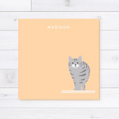 Persoonlijke Tabby Kat Oranje Post-Its Post-it® Notes