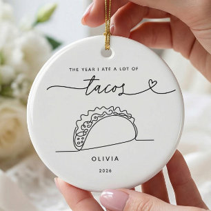 Persoonlijke Taco Liefhebber Kerst Ornament