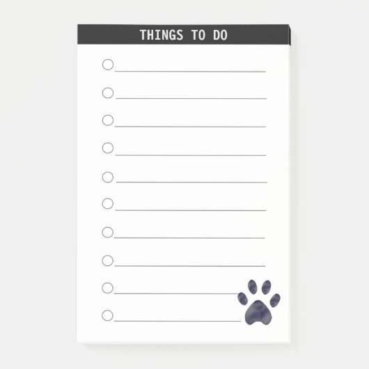 Persoonlijke Taken & Mooie Poot Post-it Notities Post-it® Notes (Voorkant)