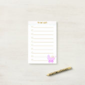Persoonlijke takenlijst & babywagen post-it® notes (Op bureau)