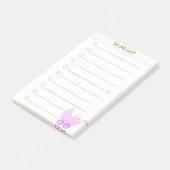 Persoonlijke takenlijst & babywagen post-it® notes (Schuin)