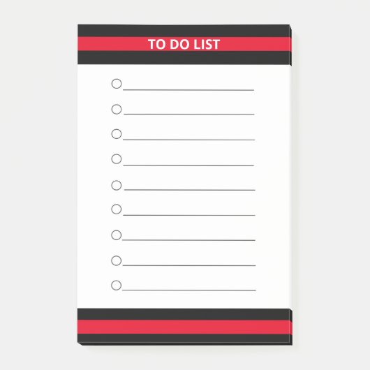 Persoonlijke Takenlijst Post-it® Notes (Voorkant)
