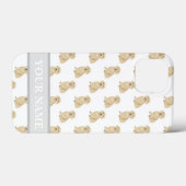 Persoonlijke Tan Cream Long Haire Dachshund Case-Mate iPhone Case (Achterkant (horizontaal))