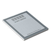 Persoonlijke tandassistent | Assistent-tandarts Notitieblok (Schuin)