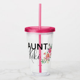 Persoonlijke tante Cup Acryl Drinkbeker