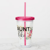 Persoonlijke tante Cup Acryl Drinkbeker (Voorkant)