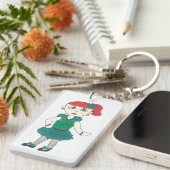 Persoonlijke Tap Dance Teacher Overweging Tapdance Sleutelhanger (Voorkant Rechts)