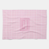 Persoonlijke Tartan Handdoek Moderne Aangepaste Na (Horizontaal)