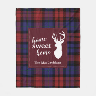Persoonlijke Tartan Kerstmis Clan MacLachlan Fleece Deken