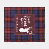Persoonlijke Tartan Kerstmis Clan MacLachlan Fleece Deken (Voorkant (Horizontaal))
