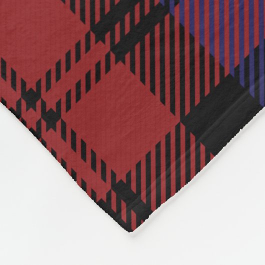 Persoonlijke Tartan Kerstmis Clan MacLachlan Fleece Deken (Hoek)