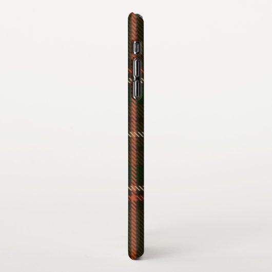 Persoonlijke TARTAN-speldehandgeschreven naam Mode iPhone Hoesje (Linkerkant)