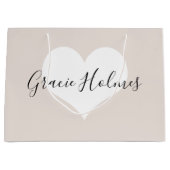 Persoonlijke tas met wieltjes groot cadeauzakje (Voorkant)