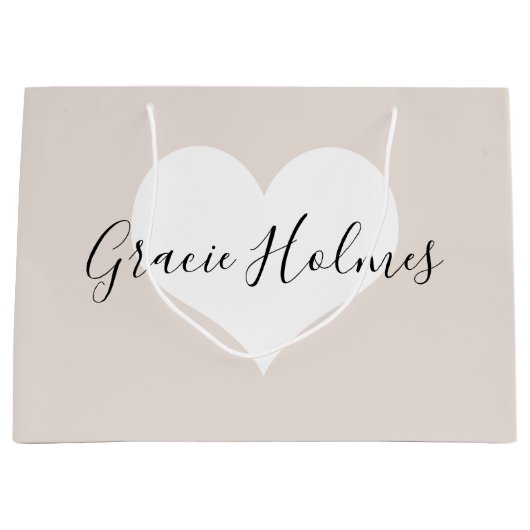 Persoonlijke tas met wieltjes groot cadeauzakje (Voorkant)